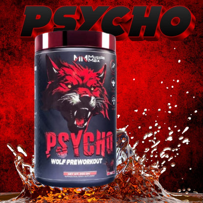 PSYCHO WOLF PRE-WORKOUT, 50SERVINGS, 250G,