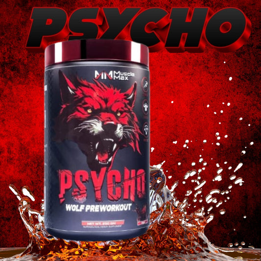PSYCHO WOLF PRE-WORKOUT, 50SERVINGS, 250G,