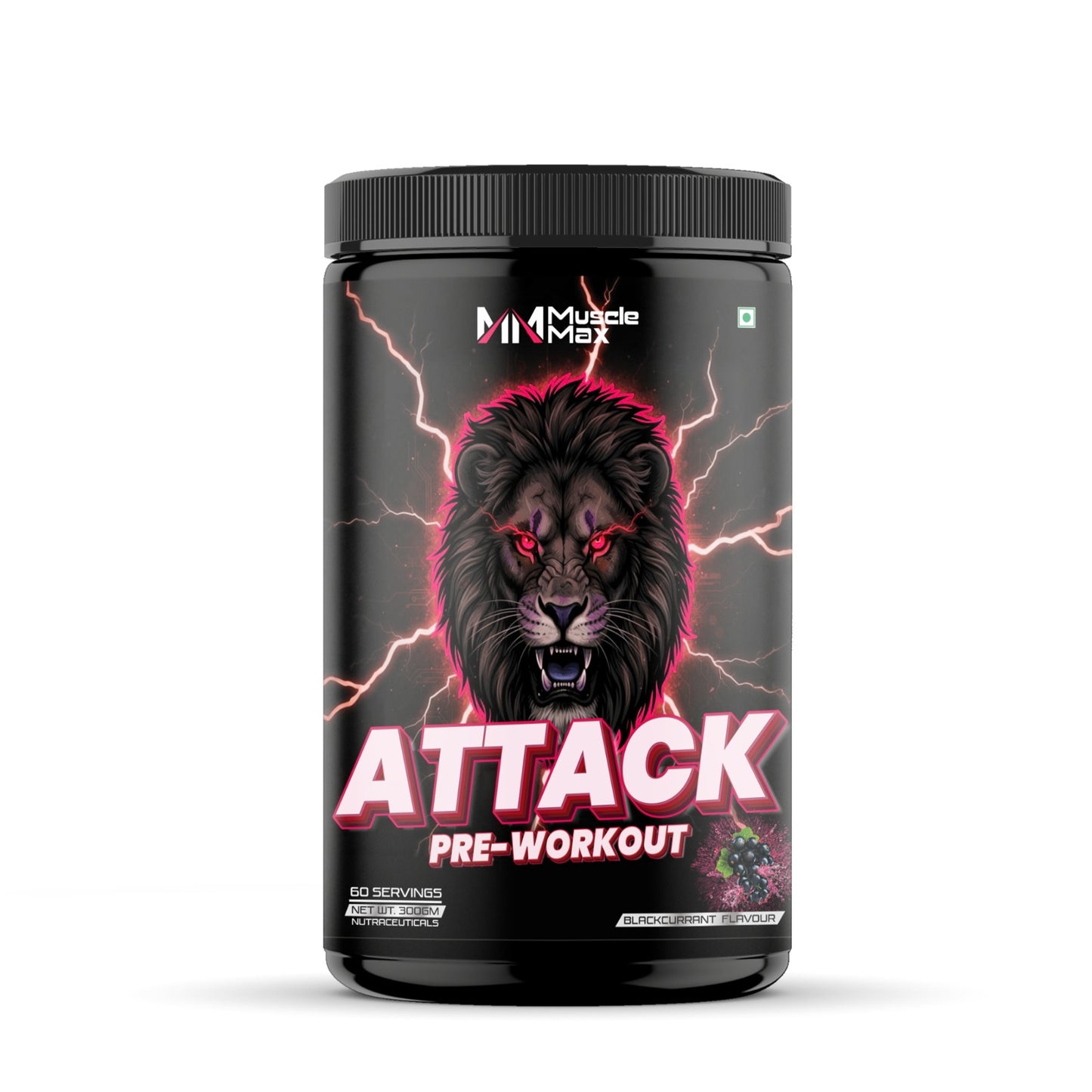 ATTACK A HIGH QUALITY PRE-WORKOUT 300G, (60-SERVING)