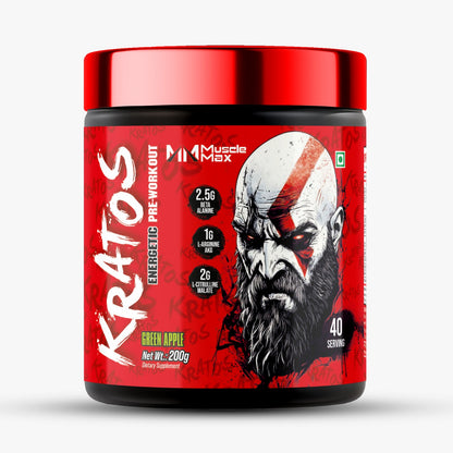 KRATOS ENERGETIC PRE-WORKOUT , 40-SERVINGS, (200G)