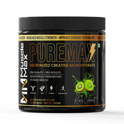 PUREMAX MICRONIZED CREATINE MONOHYDRATE 100G .. 33SERVING