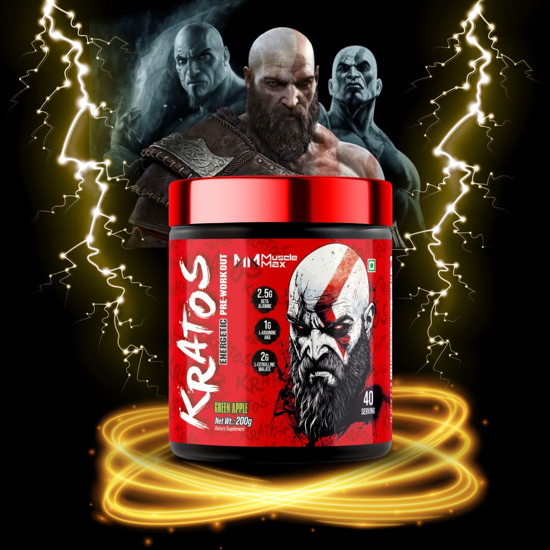 KRATOS ENERGETIC PRE-WORKOUT , 40-SERVINGS, (200G)