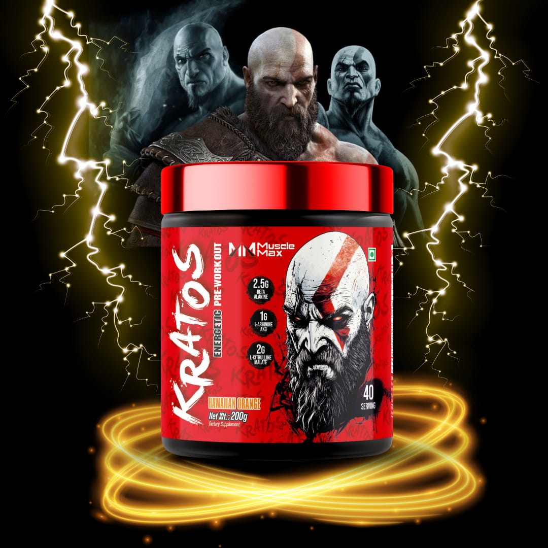 KRATOS ENERGETIC PRE-WORKOUT , 40-SERVINGS, (200G)
